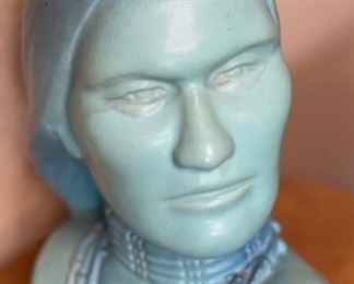 Van Briggle Sacajawea Art Pottery Native American bust Sacagawea	11x8x6in	
