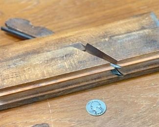Antique Sandusky Tool #47 Wood Moulding Skew  Plane Round	5x9x1.5in	
