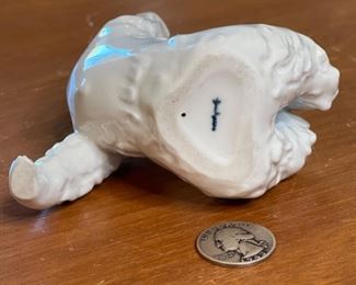 KPM Porcelain Polar Bear Figurine	3.5in H	
