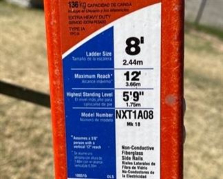 Werner 8ft Fiberglass Ladder NXT1A08		

