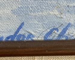 *Original* Art Salvador Chavez Flying Geese	26x31in	