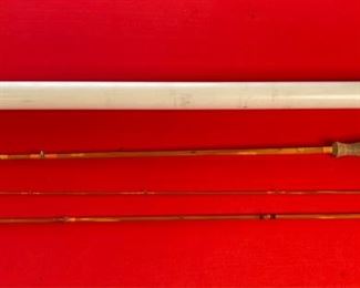 Vintage Golden Compac Bamboo Fly Rod Fishing		

