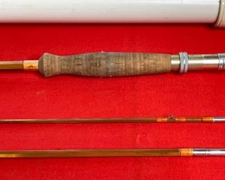 Vintage Golden Compac Bamboo Fly Rod Fishing		

