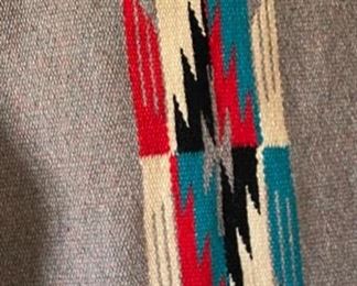 1940s Vintage Chimayo Material Hand Woven Wool Native American Vest Southwest Arts & Crafts	40	
