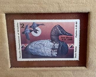 *Singed* Larry Hayden Nevada Duck Stamp Print 917/1990 Framed	16x17.5	
