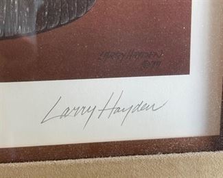 *Singed* Larry Hayden Nevada Duck Stamp Print 917/1990 Framed	16x17.5	
