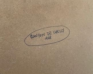 *Original* Art Robert Leroy Knudson Light in The Canyon Painting Canyon De Chelly 1968	17x22	
