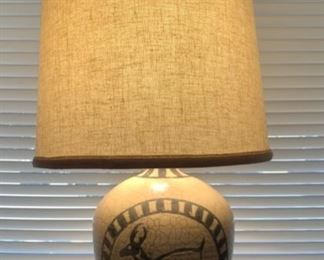 Table Lamp with Native Design	22x12	
