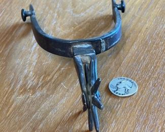 #2 Antique Cowboy Spur  Single	7in Long	
