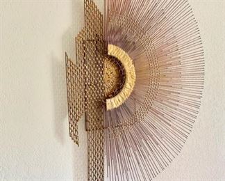 Brutalist MCM Linda Cassetti Metal Art Sunrise/Sunset	35x19x2in	HxWxD
