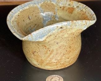 Stoneware Studio Pottery Hanging	3.25x5x4.5in	
