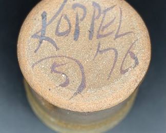 Koppel Stoneware Vase/Bowl	3.75in H x 3.75in Diameter	
