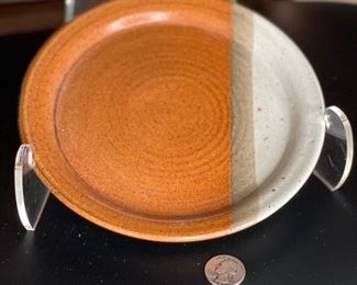 Gunther Stoneware Studio Pottery Glaze Small Bowl	3.75in H x 5.75in Diameter	
