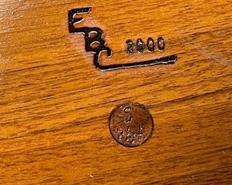 EBC Wood Walnut Artist Made Bowl	3.75in H x 8in Diameter	
