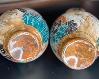 2pc Greek Amphora Vases	6.5in H x 4.5in Diameter at widest point	
