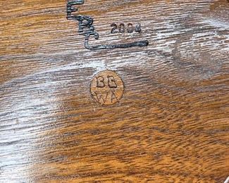 EBC Wood Walnut Artist Made Lidded Bowl	4in H x 6.5in Diameter	
