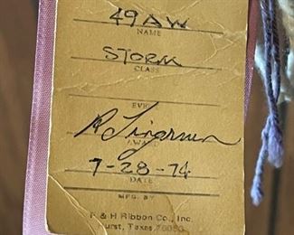 Vintage Navajo Storm Pattern Rug NAtive American	Rug: 50in x 41.5in	
