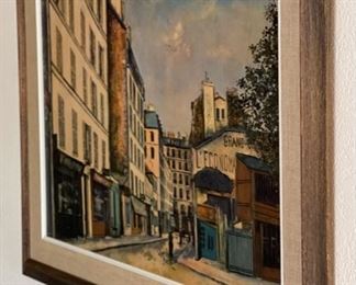 Maurice Utrillo Street Framed Embellished Print	23.5x30x1.5in	HxWxD
