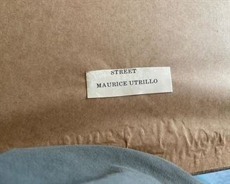 Maurice Utrillo Street Framed Embellished Print	23.5x30x1.5in	HxWxD
