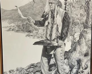 *Signed* Litho James Branscum To The Woman Who Sat By My Side Framed	31x25x2in	HxWxD
