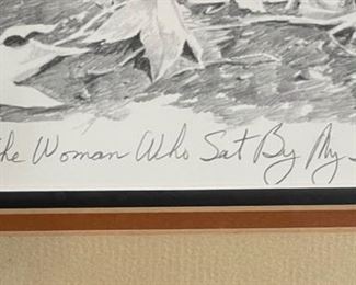 *Signed* Litho James Branscum To The Woman Who Sat By My Side Framed	31x25x2in	HxWxD
