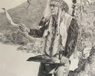 *Signed* Litho James Branscum To The Woman Who Sat By My Side Framed	31x25x2in	HxWxD
