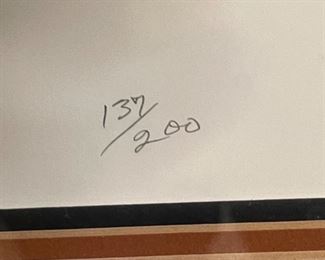 *Signed* Litho James Branscum To The Woman Who Sat By My Side Framed	31x25x2in	HxWxD
