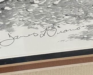 *Signed* Litho James Branscum Love Builds The Home Framed	31x25x2in	HxWxD
