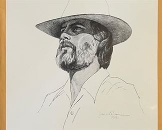 *Signed* Litho James Branscum Feeling Good Un-Framed	22.5x17.5in	
