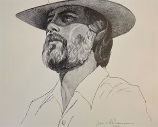 *Signed* Litho James Branscum Feeling Good Un-Framed	22.5x17.5in	
