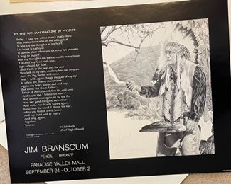 *Signed* Poster & Poem James Branscum Un-Framed	18x24in	
