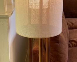 MCM Woolums/Modeline Adrian Pearsall Style Floor Lamp	60in H x 14in Diameter	
