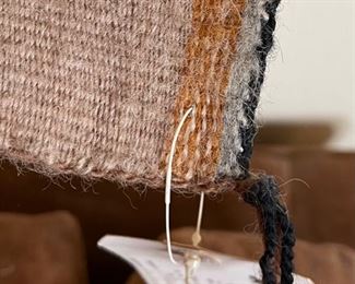 Navajo Crystal Rug Feather Mary Reid Native American	72x44in	
