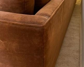 MCM Vintage Rialto Cocoa Sofa Sectional Couch	28x34x96-86in	HxDx Length (each direction)
