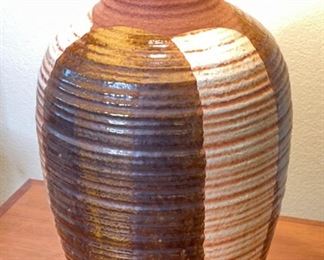 Casual of California Glazed Pottery/Ceramic Lamp 1976 Single	42in H x 17.25in Diameter	
