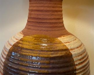 Casual of California Glazed Pottery/Ceramic Lamp 1976 Single	42in H x 17.25in Diameter	
