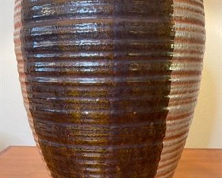 Casual of California Glazed Pottery/Ceramic Lamp 1976 Single	42in H x 17.25in Diameter	
