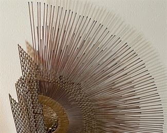 Brutalist MCM Linda Cassetti Metal Art Sunrise/Sunset	35x19x2in	HxWxD
