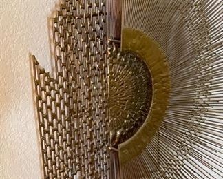 Brutalist MCM Linda Cassetti Metal Art Sunrise/Sunset	35x19x2in	HxWxD
