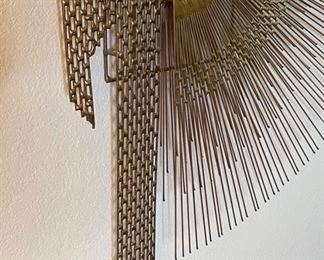 Brutalist MCM Linda Cassetti Metal Art Sunrise/Sunset	35x19x2in	HxWxD
