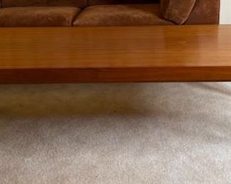 MCM Custom Walnut Coffee Table	16x28x64.5in	HxWxD
