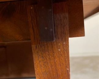 MCM Custom Walnut Coffee Table	16x28x64.5in	HxWxD
