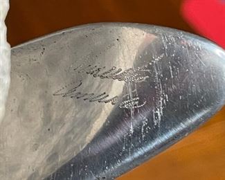 Hoselton Cast Aluminum Stingray Rock  Sculpture Art Signed	4x5x4.5in	
