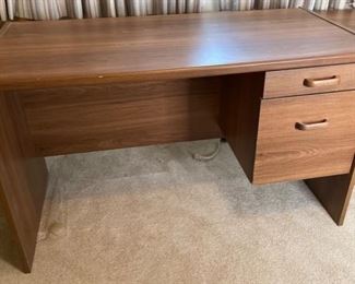 AS-IS Faux Wood Veneer Desk	28x47x25in	HxWxD
