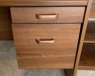 AS-IS Faux Wood Veneer Desk	28x47x25in	HxWxD
