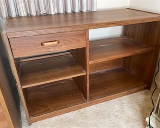 Faux Wood Veneer Office Shelf	26x43x19in	HxWxD

