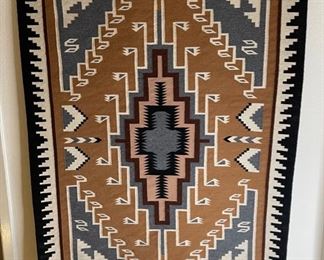 Navajo Teec Nos Pos Rug Lena Poyer Native American	51x39in	
