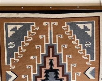 Navajo Teec Nos Pos Rug Lena Poyer Native American	51x39in	
