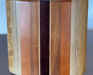 #1 Artist Made Hard Wood Bookends PAIR	6.75x6.75x1.25in	HxWxD
