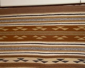 Navajo Rug Louise Benally Crystal Vegetable Dye	60x40.75in	HxWxD
